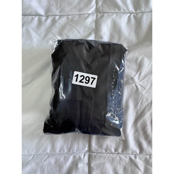 Lululemon Size 4 Fast Free Crop II Nulux 20" Black With Pockets Workout Gym EUC - Picture 10 of 10